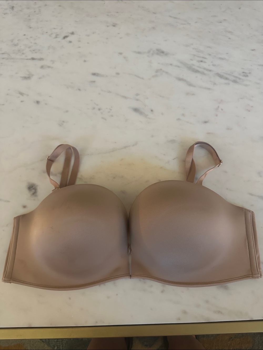 Victoria's Secret add 2 cups Strapless Convertible Bra in Nude- never worn